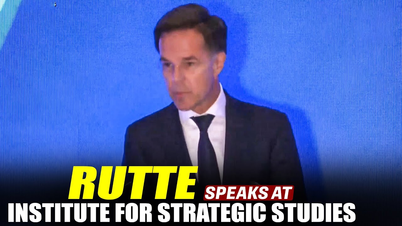 NATO Secretary-General Rutte speaks at Institute for Strategic Studies Prague Defence Summit