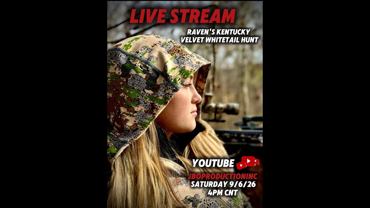 Raven&rsquo;s first velvet buck hunt live from Kentucky