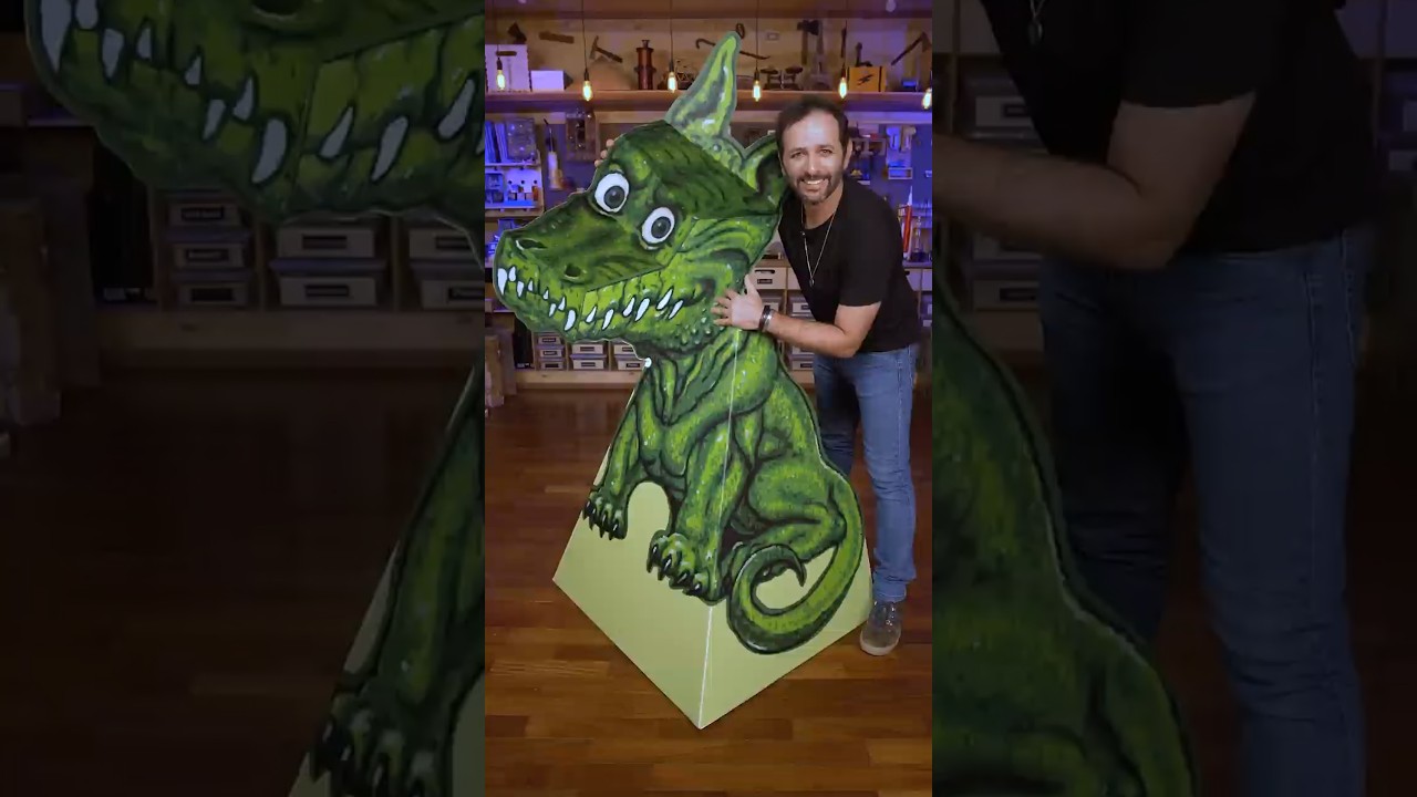 Esse DRAG&Atilde;O te SEGUE com os OLHOS!