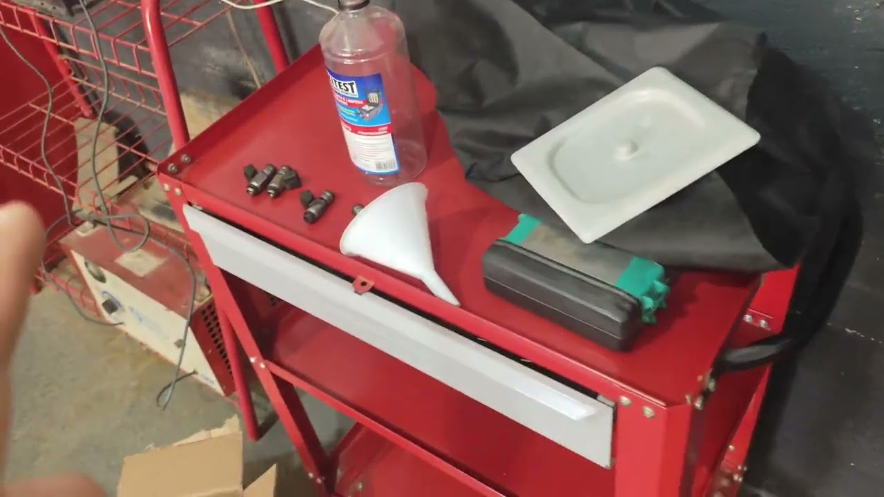 MÁQUINA DE LIMPEZA DE BICOS INJETORES KITEST KA-042 DIRANDO DUVIDAS