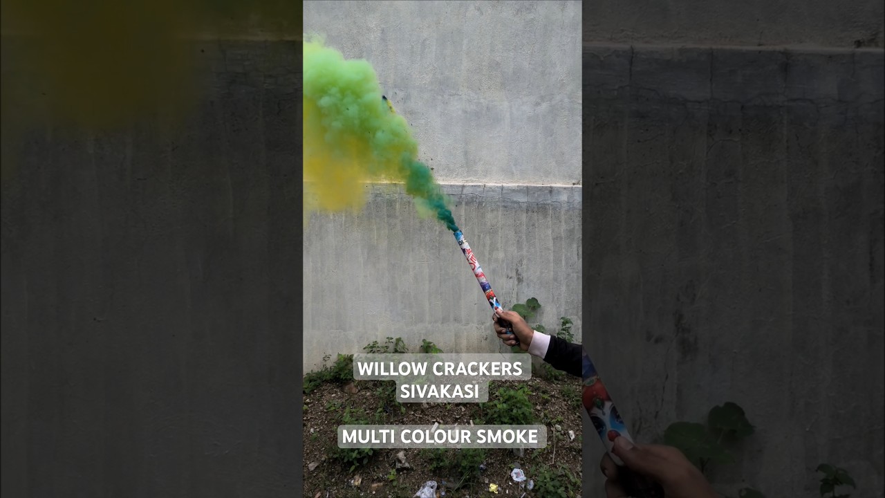 MULTI COLOUR SMOKE 2 IN1 @willowcrackerssivakasi CRACKERS FIREWORKS SIVAKASI #diwali2024