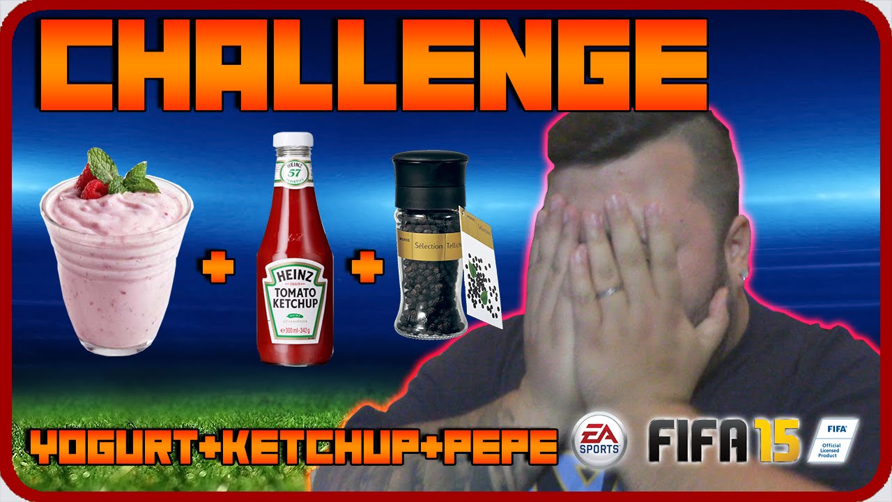 FIFA 15 CHALLENGE : YOGURT+KETCHUP+PEPE ! [60FPS]