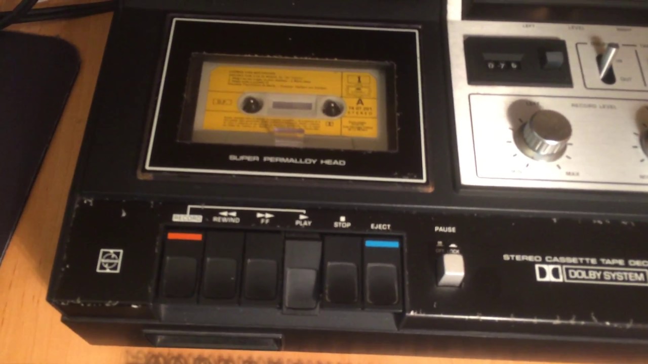 National Panasonic Stereo Cassette Tape Deck 269