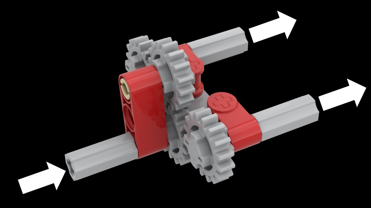 6 Ways to use 1 Motor for 2 Outputs | LEGO Technic