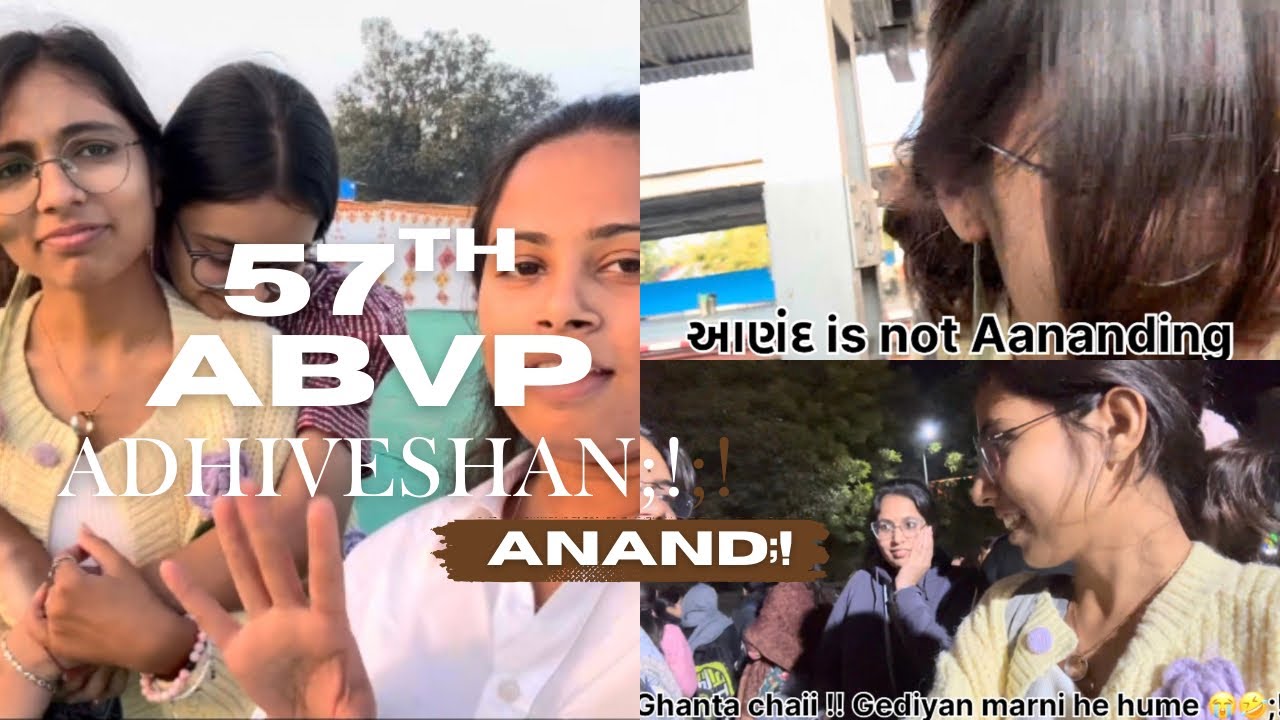 1st Day Of 57th ABVP ADHIVESHAN-Anand, Gujarat;! @Uni.Kid06  ;! 