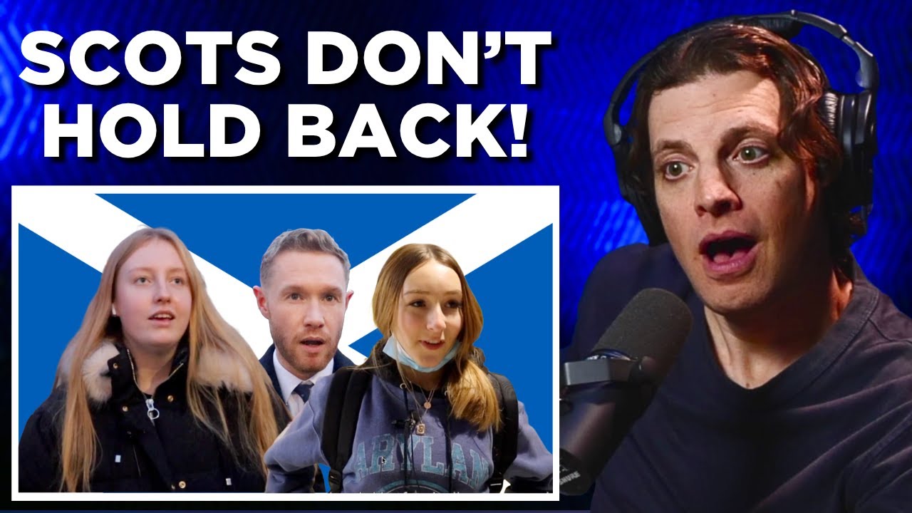 American Reacts to What Scottish People Think of America!