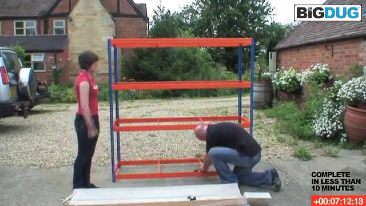 BiGDUG Shelving - BiG Shelving Bay - Fast Assembly