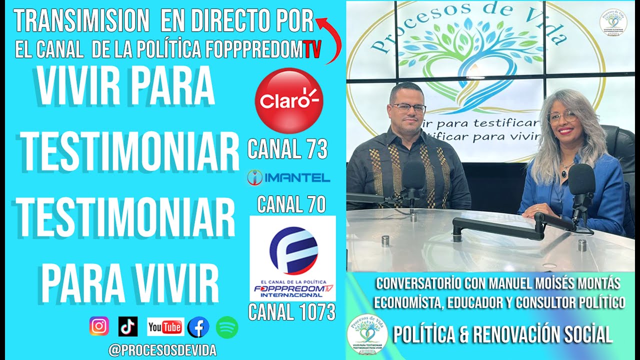 CONVERSATORIO  CON MANUEL MOISÉS MONTÁS - Política & Renovación Social