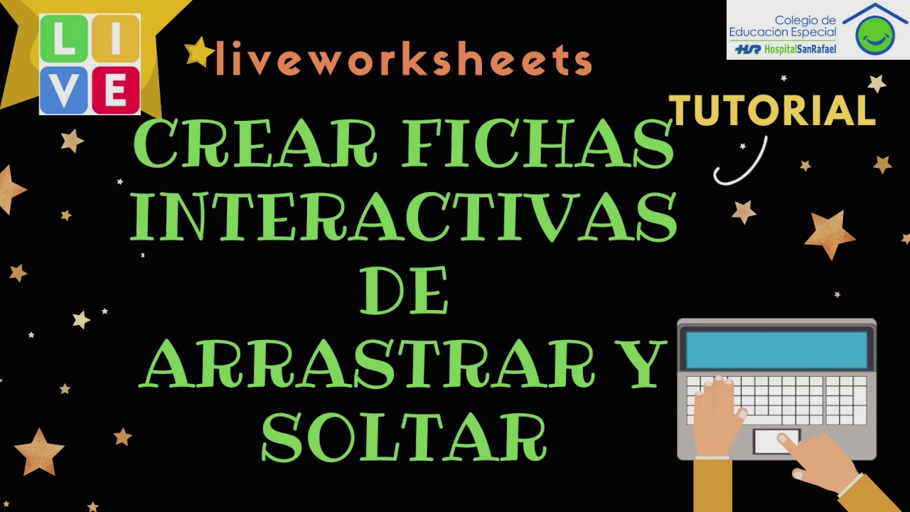 TUTORIAL liveworksheets arrastrar y soltar