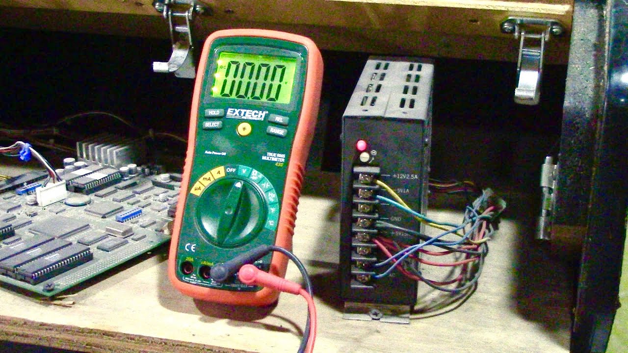 How to test and adjust Arcade Power Supply voltages