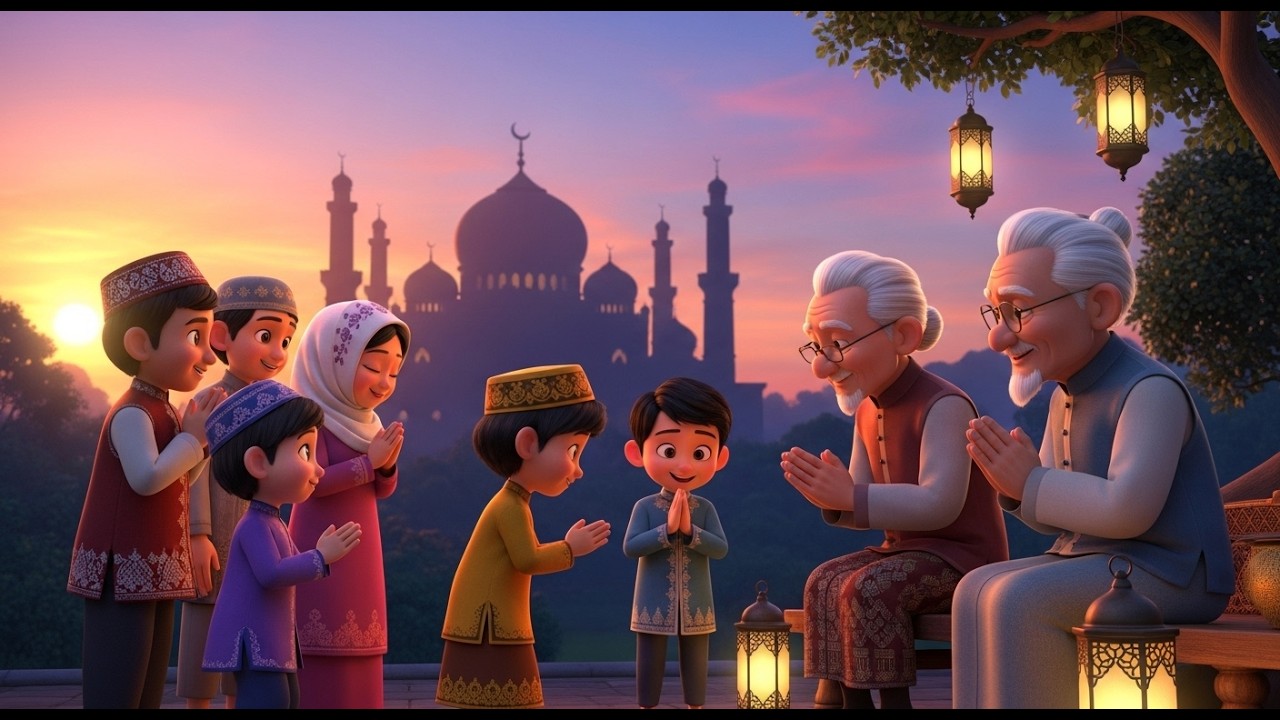 Asalamu Alaikum 🌙 | Islamic Kids Greeting Song & Nursery Rhyme 🎶✨