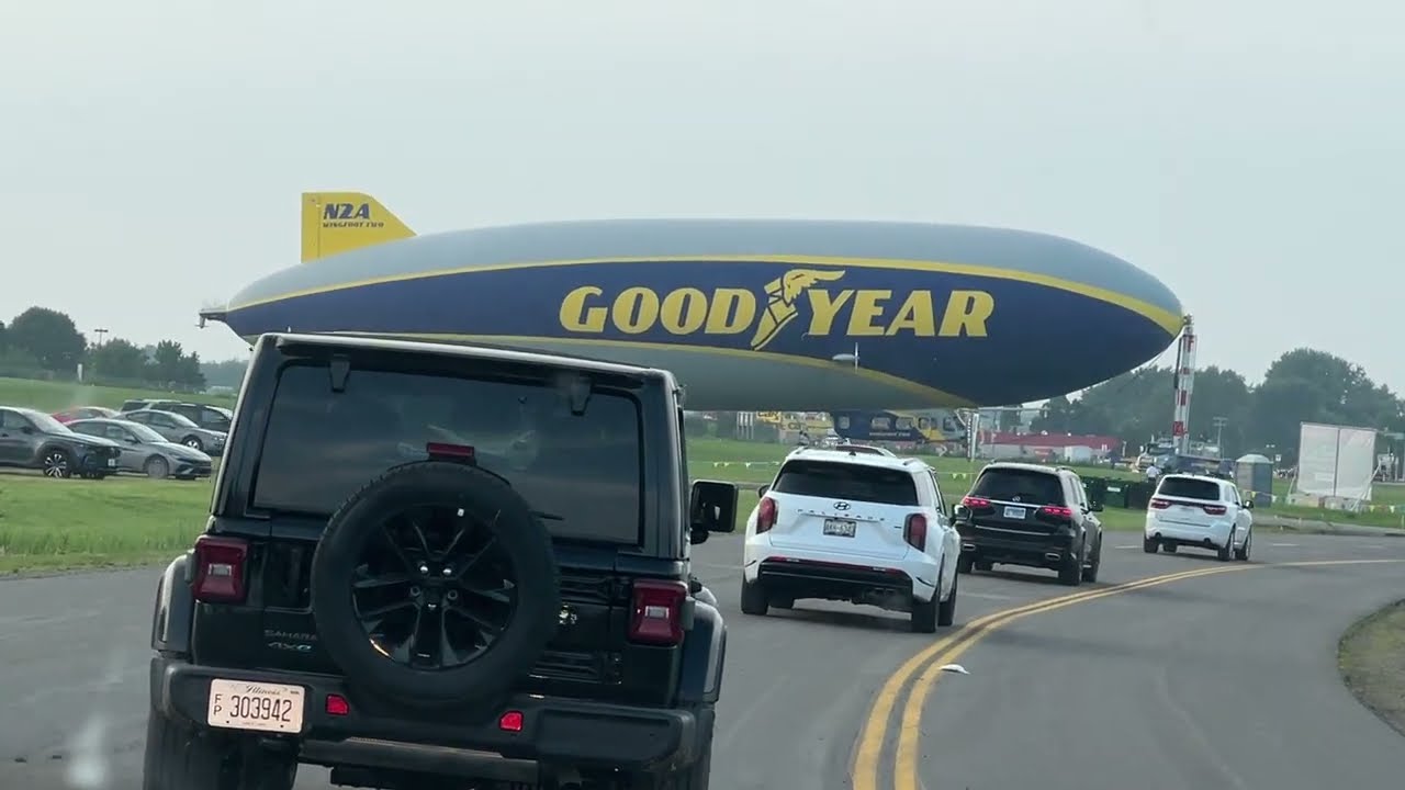 EAA 2025 OSHKOSH the campers, the planes, the blimps oh my!!!! So close to the blimp!