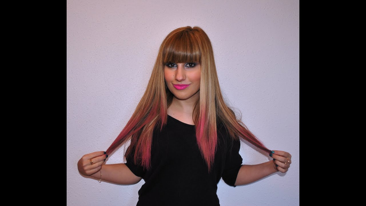 CABELLO: Mechas californianas en rosa || Pekewiswis