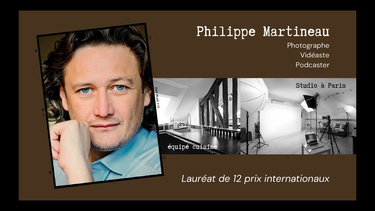 Showreel Philippe Martineau, photographe et r&eacute;alisateur culinaire