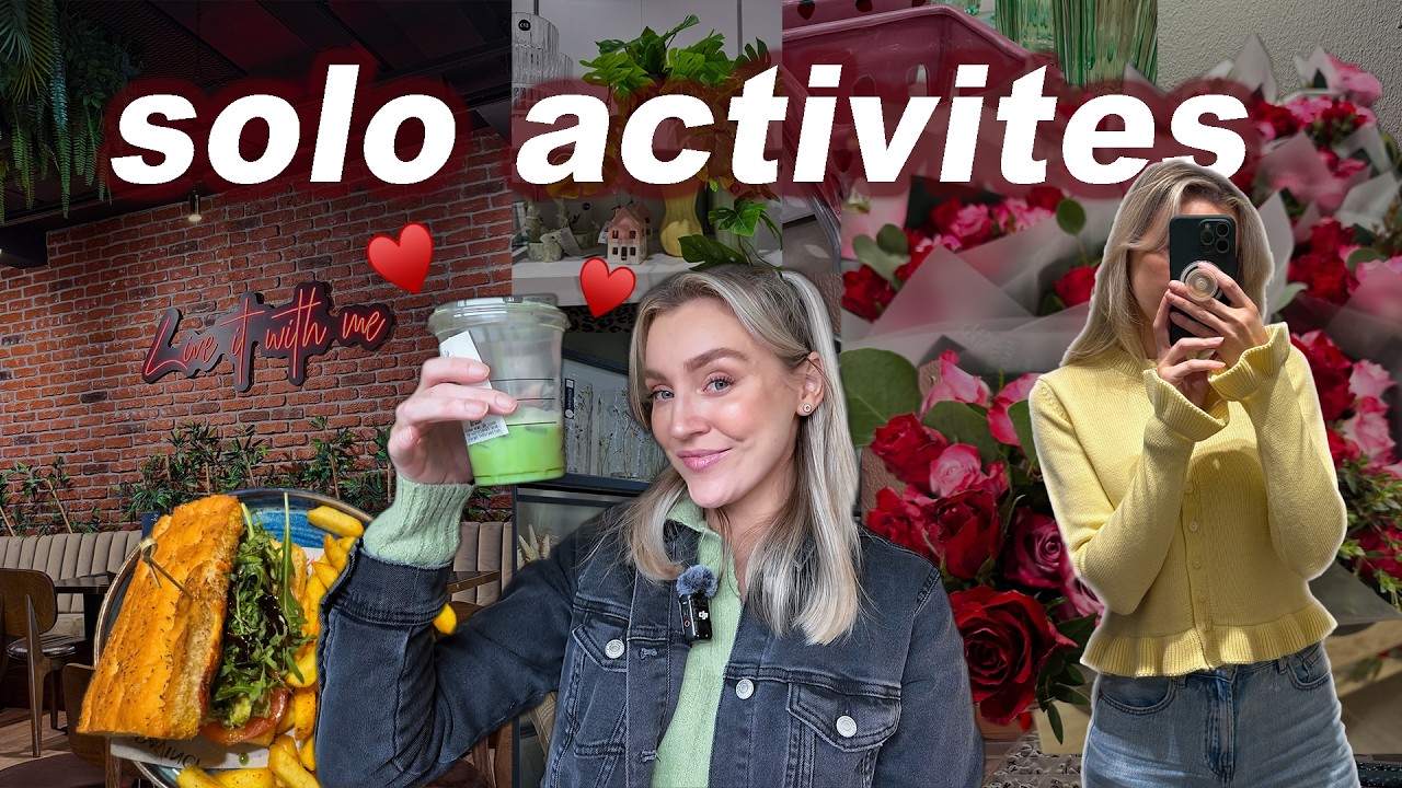 trying new solo activities for valentines week ♥️  | chaotic weekly vlog ✨🌹🥹