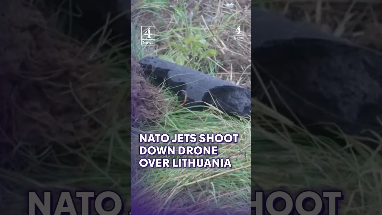 Nato jets shoot down drone over Lithuania