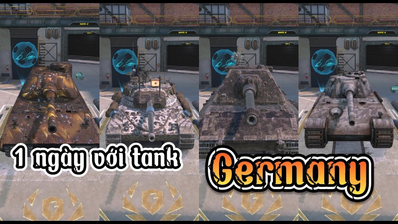 1 ngày với Tank Germany - World of Tanks Blitz ( WoT Blitz )