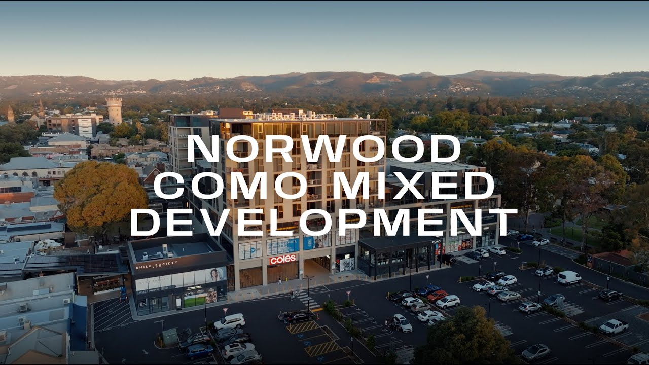 Norwood COMO Mixed Development Construction Timelapse