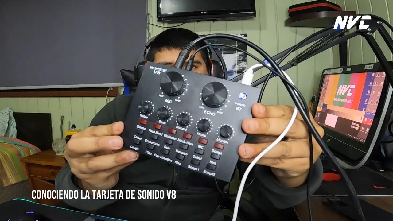 Conociendo la Tarjeta de Sonido V8
