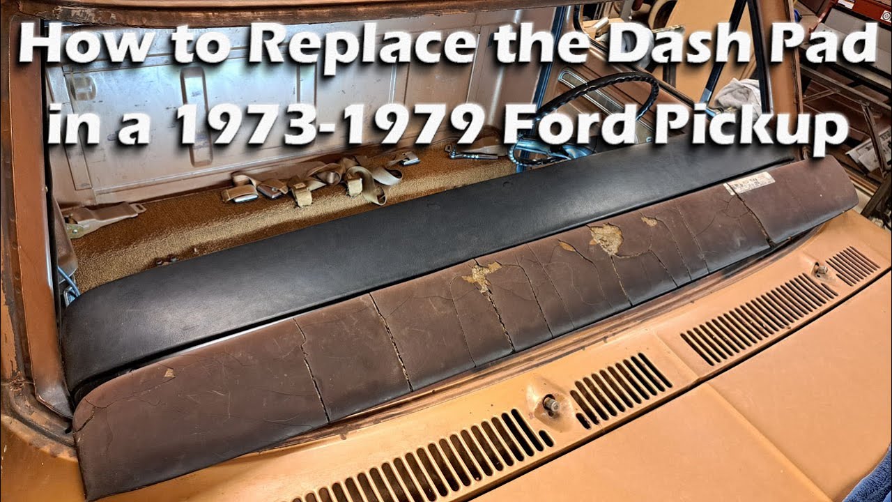 Как заменить приборную панель в пикапе Ford 1973–1979 годов