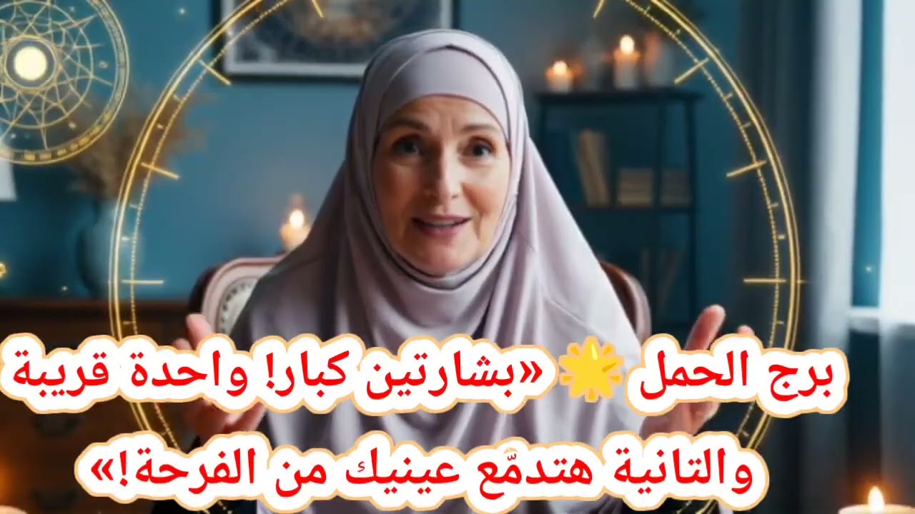 برج الحمل حظك اليوم 🌟 «بشارتين كبار! واحدة قريبة… والتانية هتدمّع عينيك من الفرحة!»
