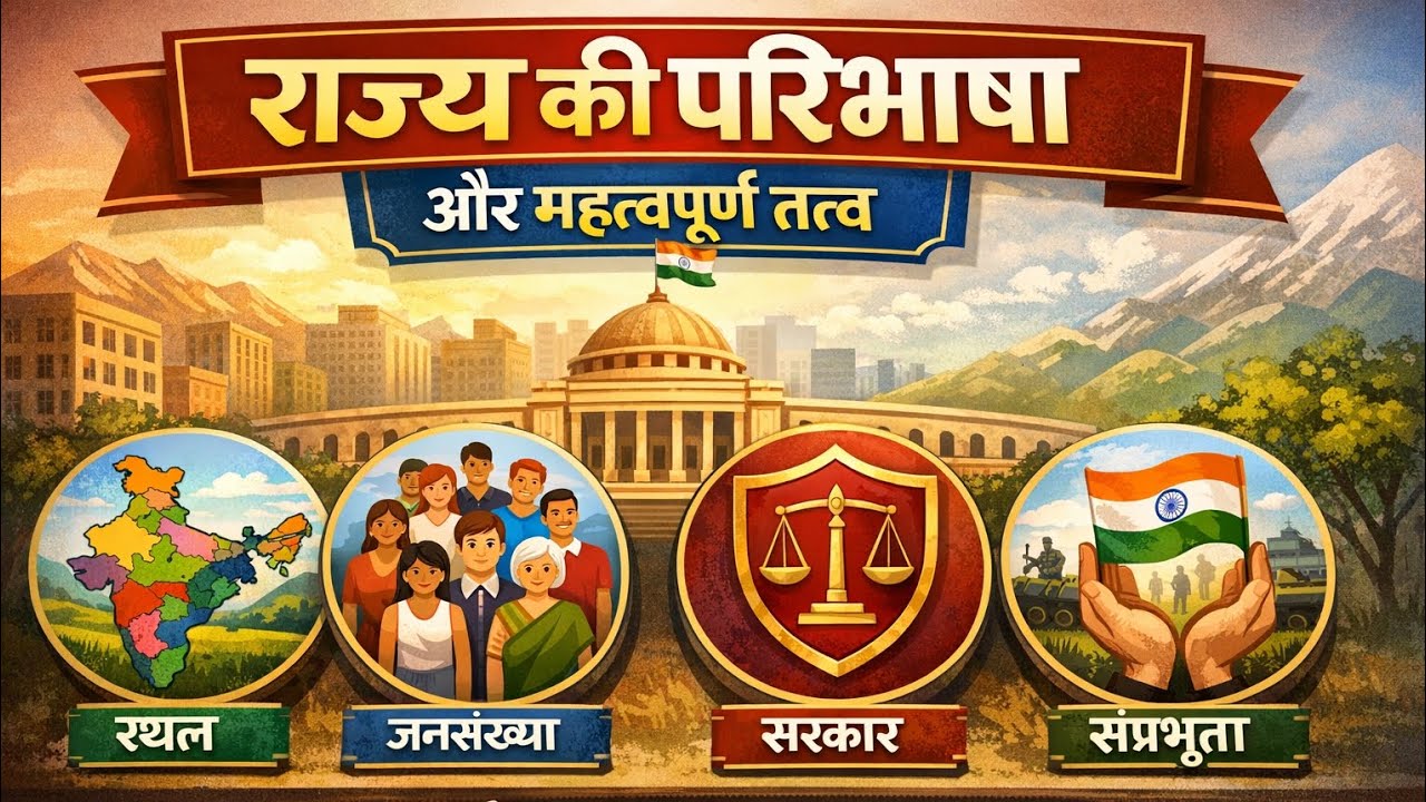राज्य के परिभाषा और महत्वपूर्ण तत्व क्या है #followme #subscribemychannel 