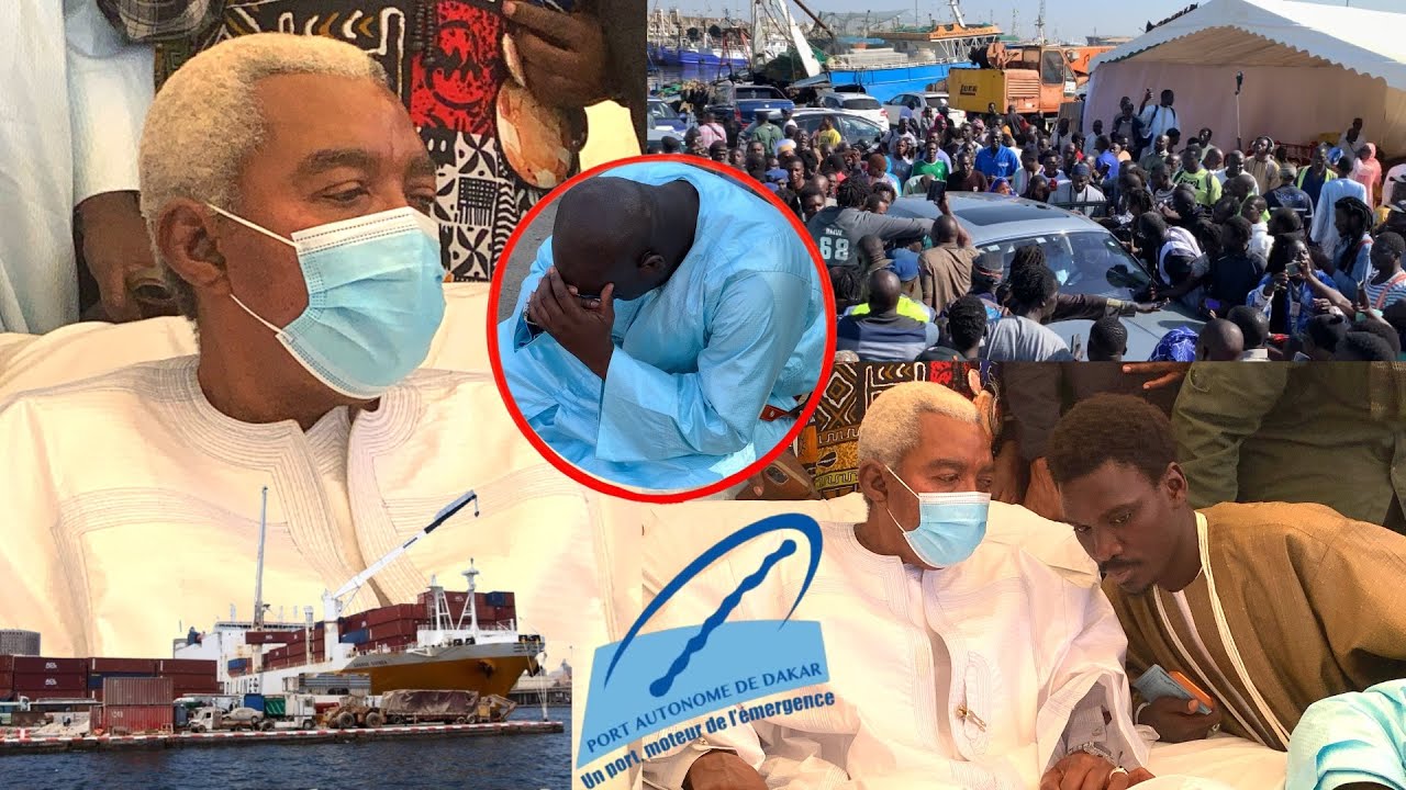 Serigne Abdou Karim Mbacke Au Port Autonome de Dakar aves ses Talibes Lundi 29 Decembre