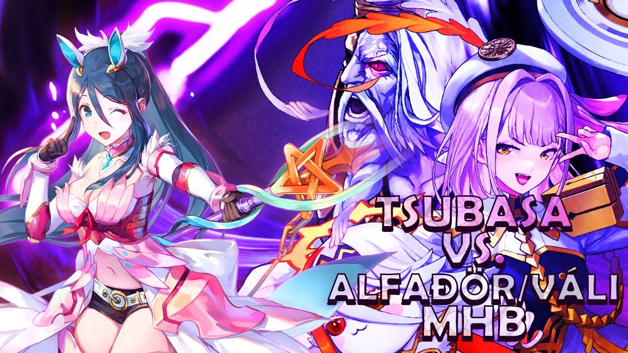 Tsubasa Solo Vs. Mythic Váli & Alfaðör BHB Abyssal | FEH