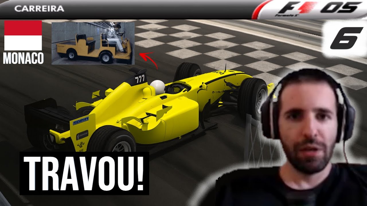 DEU AUSTIN POWERS! (e não foi a primeira vez neste canal) - F1 2005 ps2 Modo Carreira EP 6 | Mônaco