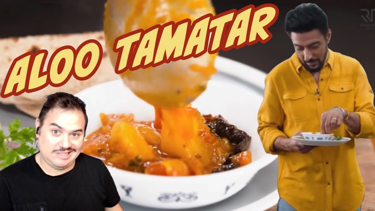 Реакция шеф-повара Джеймса на трёхингредиентное блюдо шеф-повара Ранвира Брара «Алу Таматар Карри»