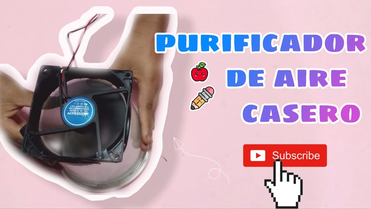 PURIFICADOR DE AIRE CASERO| Muy fácil | Lidia Llaullipoma Melo.