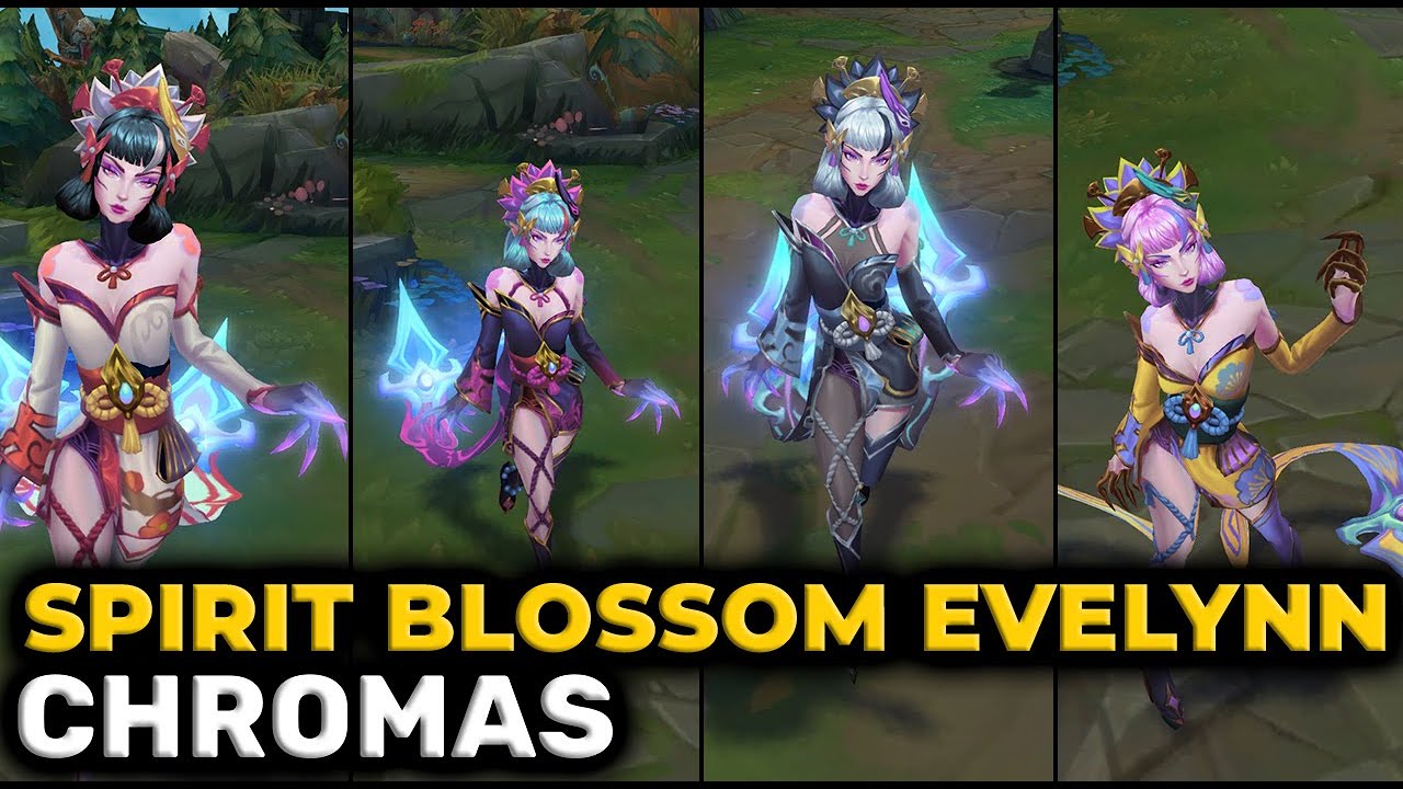Spirit Blossom Evelynn Chromas - League of Legends