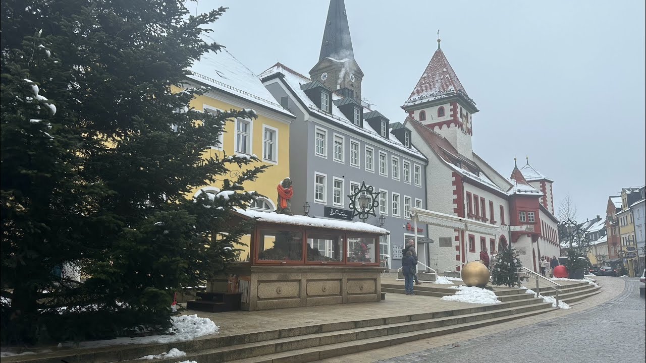 Баварский городок Marktredwitz и магазины