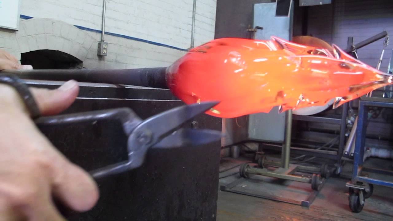 Hand Blown Glass Tree Sculpture