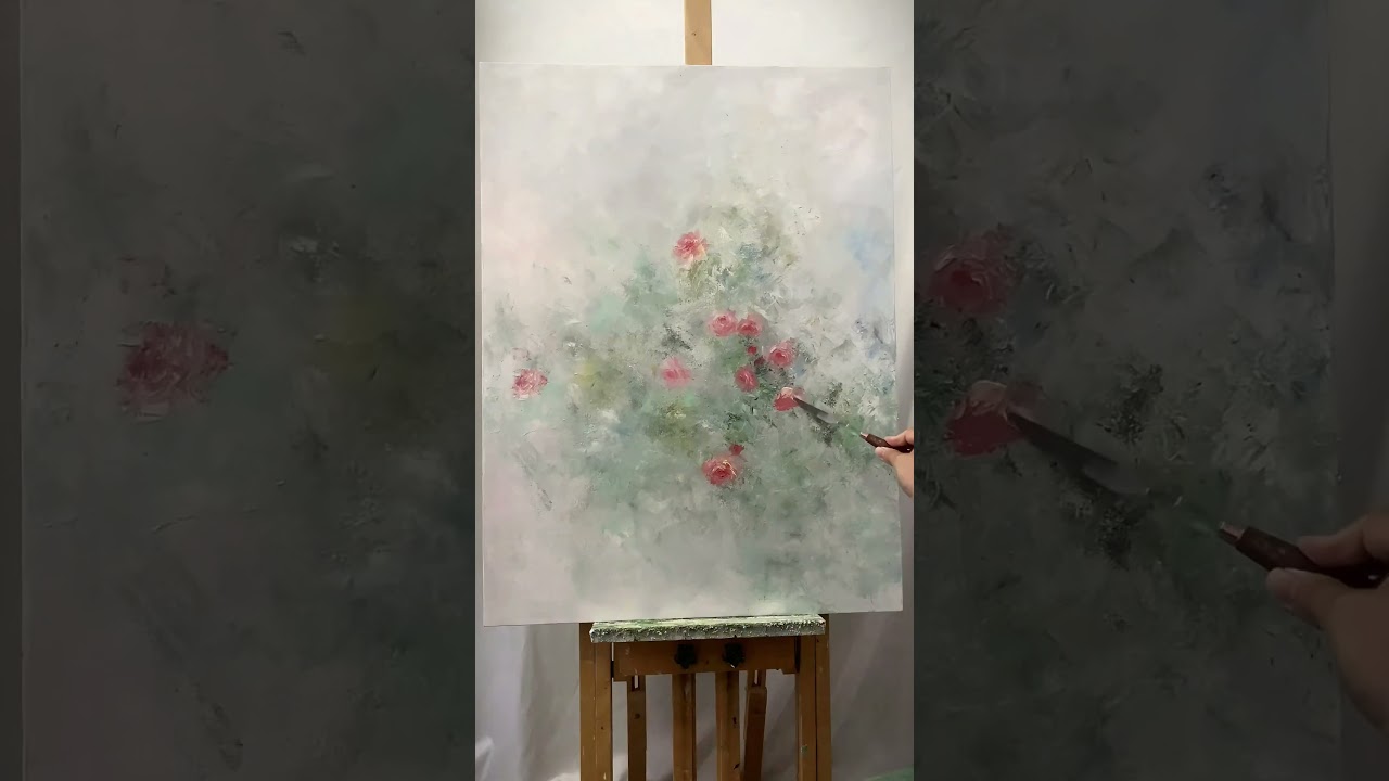 Flower Oil Painting Tutorial 