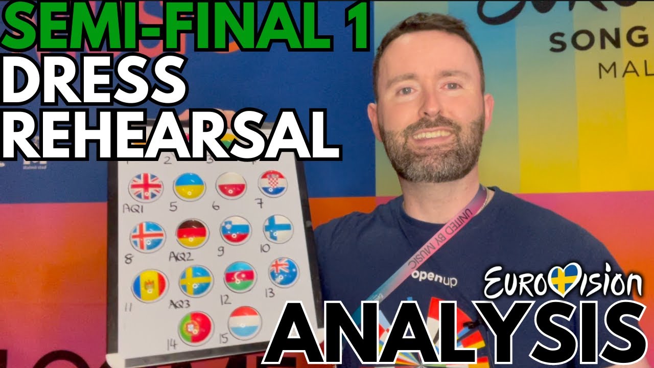 Semi-Final 1 Dress Rehearsal REVIEW & ANALYSIS | Eurovision 2024