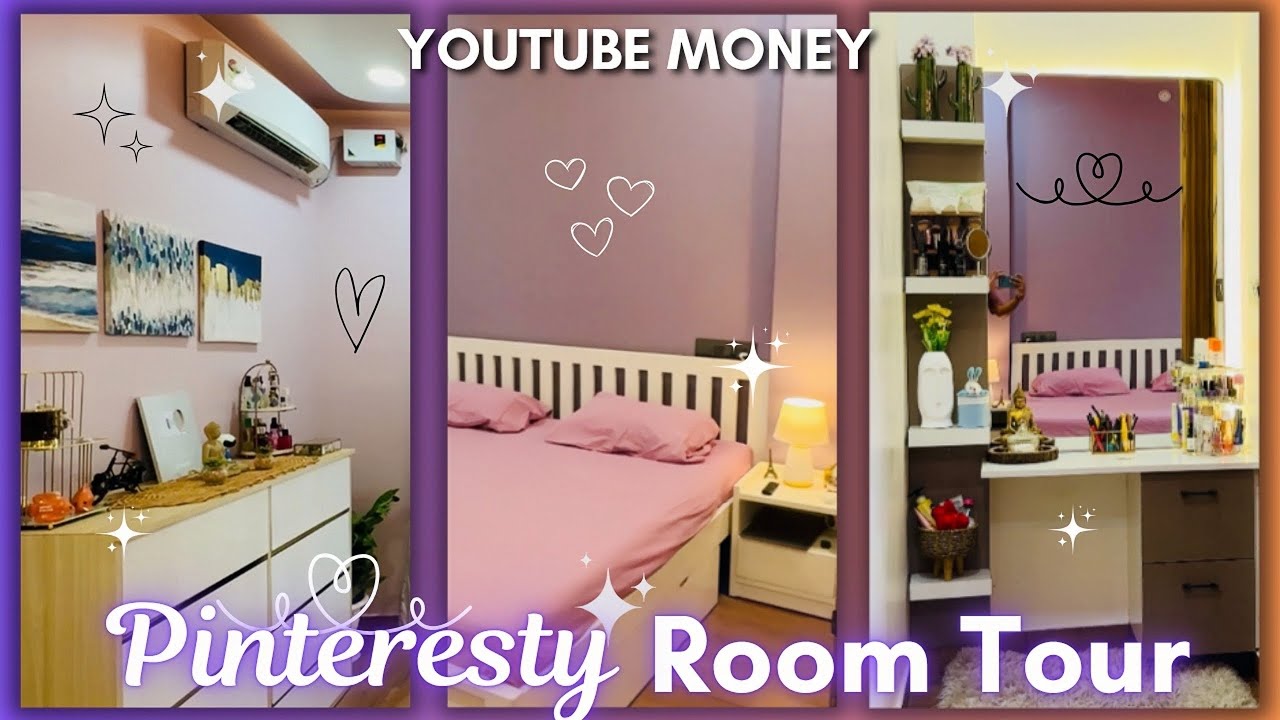 My ROOM TOUR 🎀✨🏡 Self Made Room 🧿 From Youtube Income