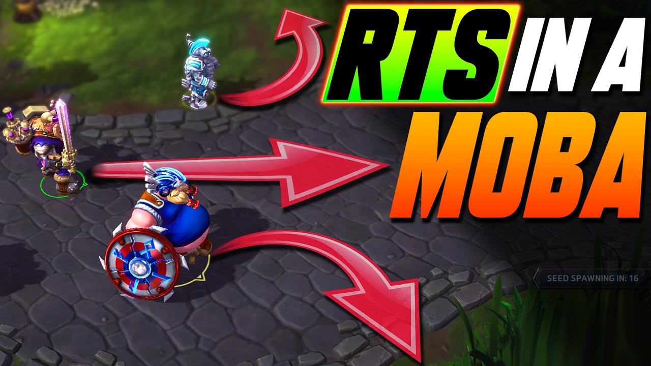 RTS в MOBA! Потерянные викинги во всей красе! - HotS - Grubby