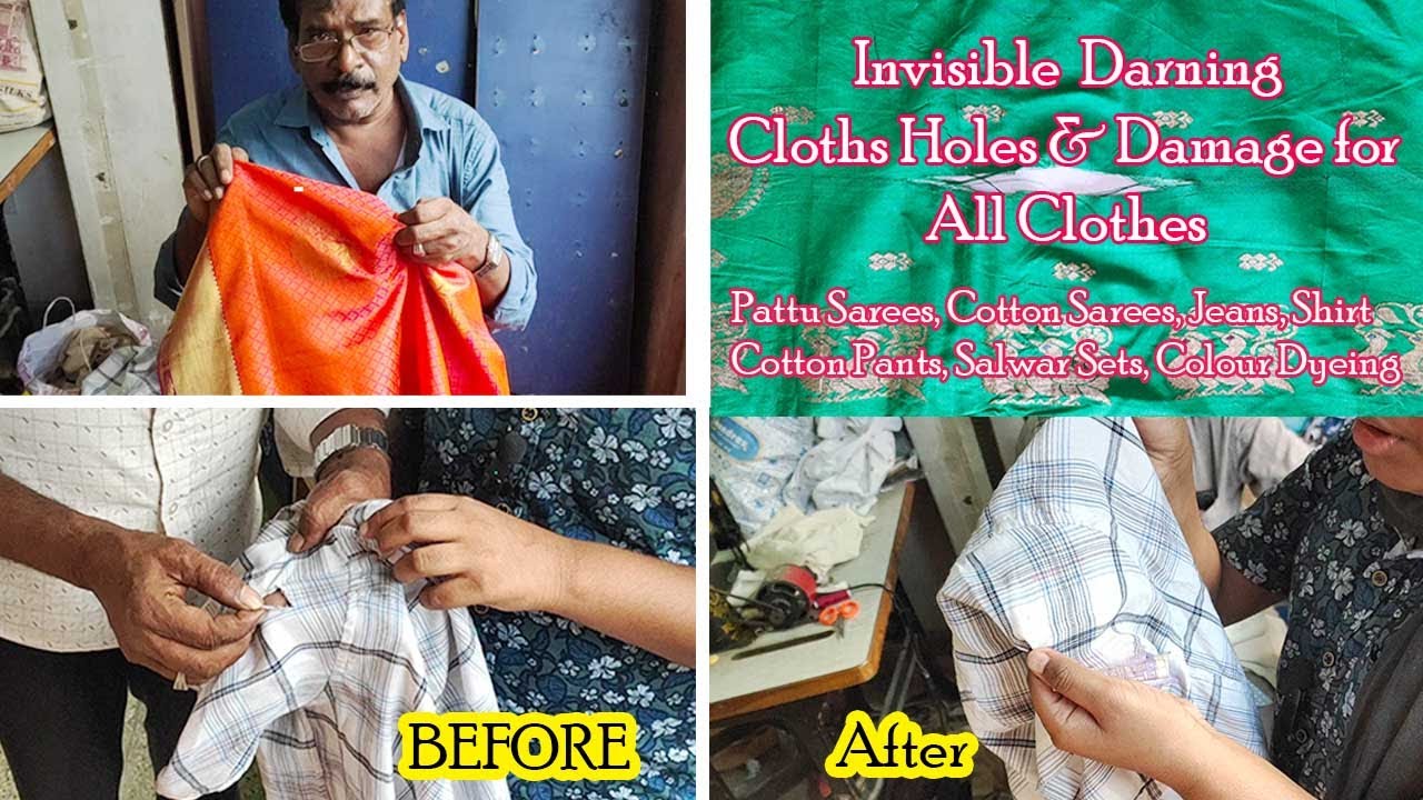 Darning / Cloths Holes & Damage For All Clothes