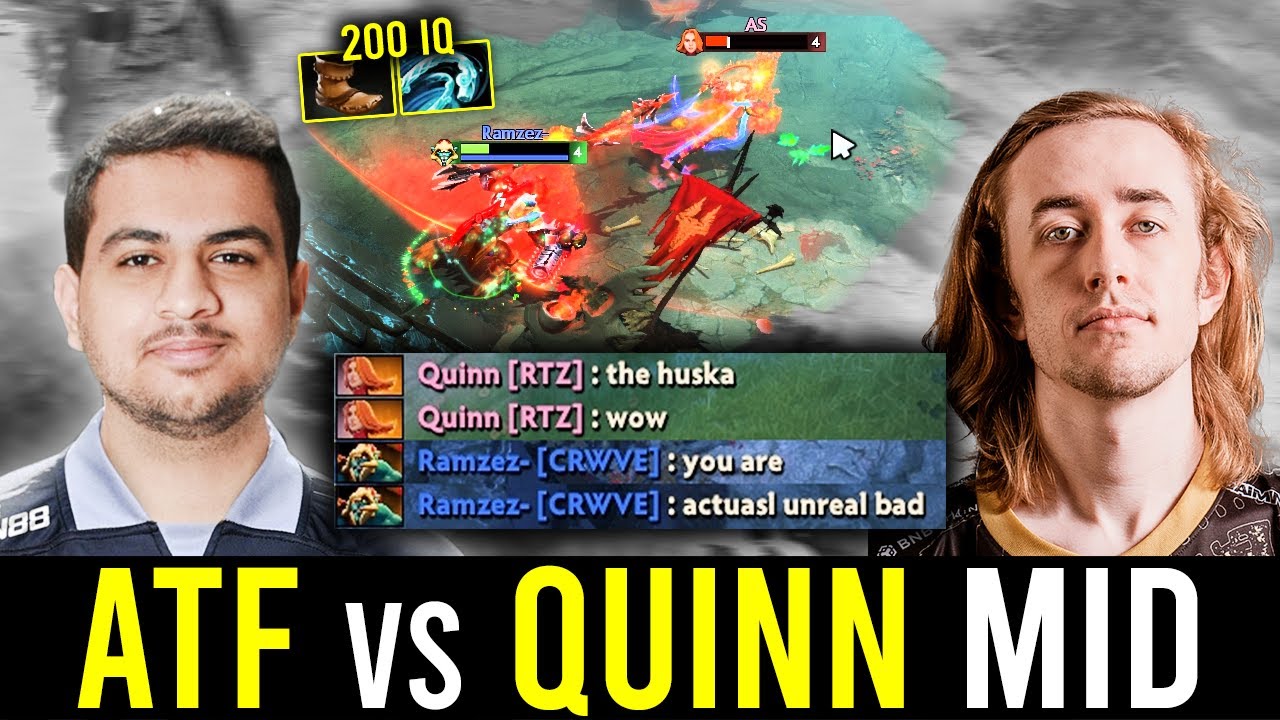 ATF HUSKAR 100% Outplayed QUINN in Mid Lane..