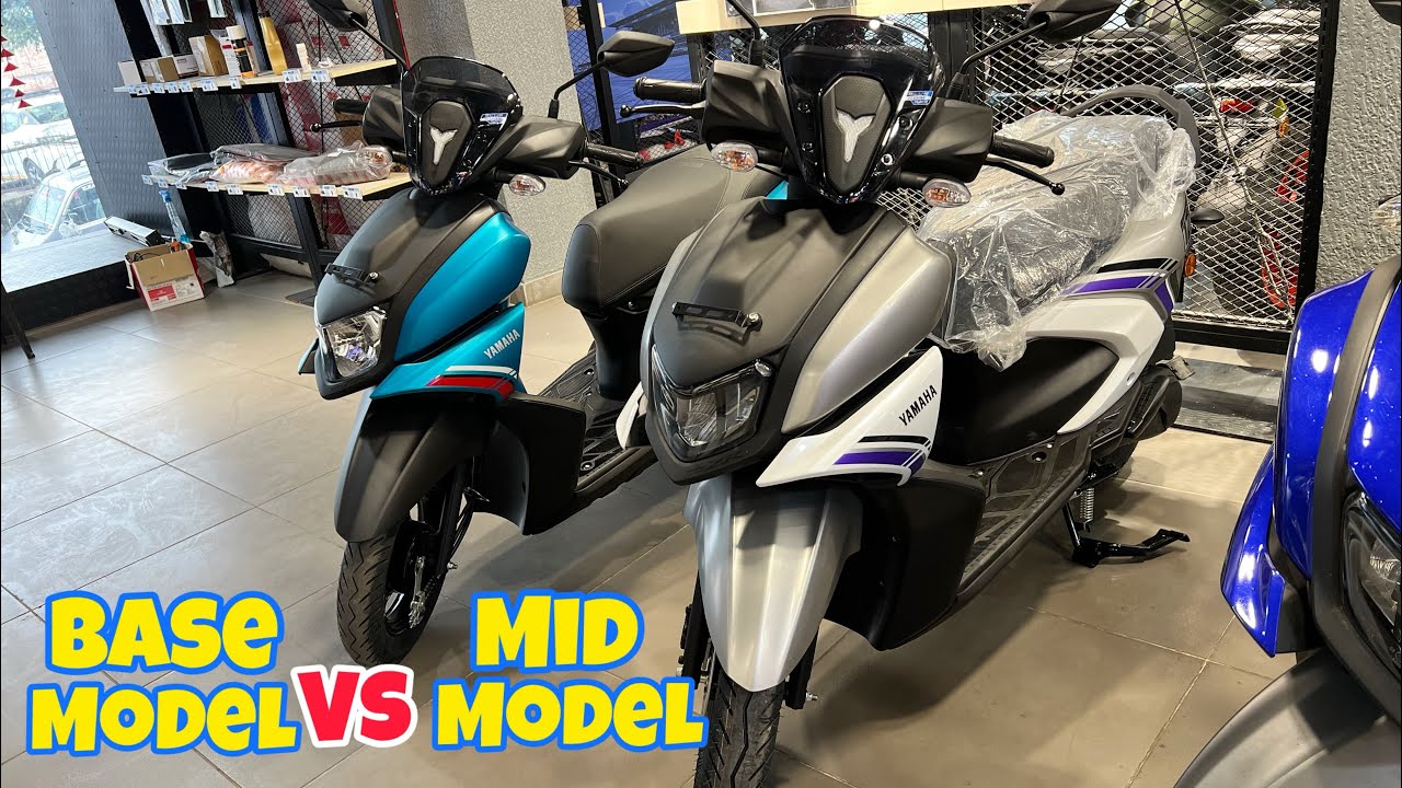 2025 Yamaha RayZR 125 Drum Brake Vs 2025 Yamaha RayZR 125 Dics Brake Detailed Comparision Video 