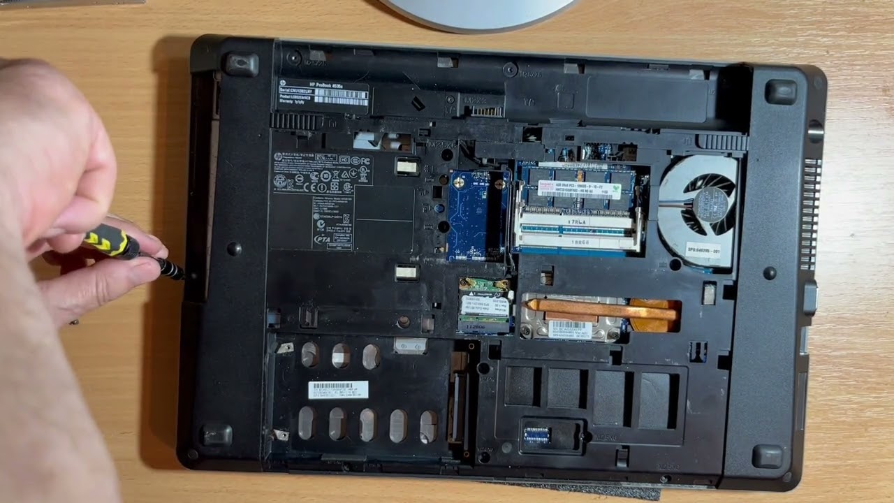 Апгрейд ноутбука Hewlett-Packard ProBook 4535s