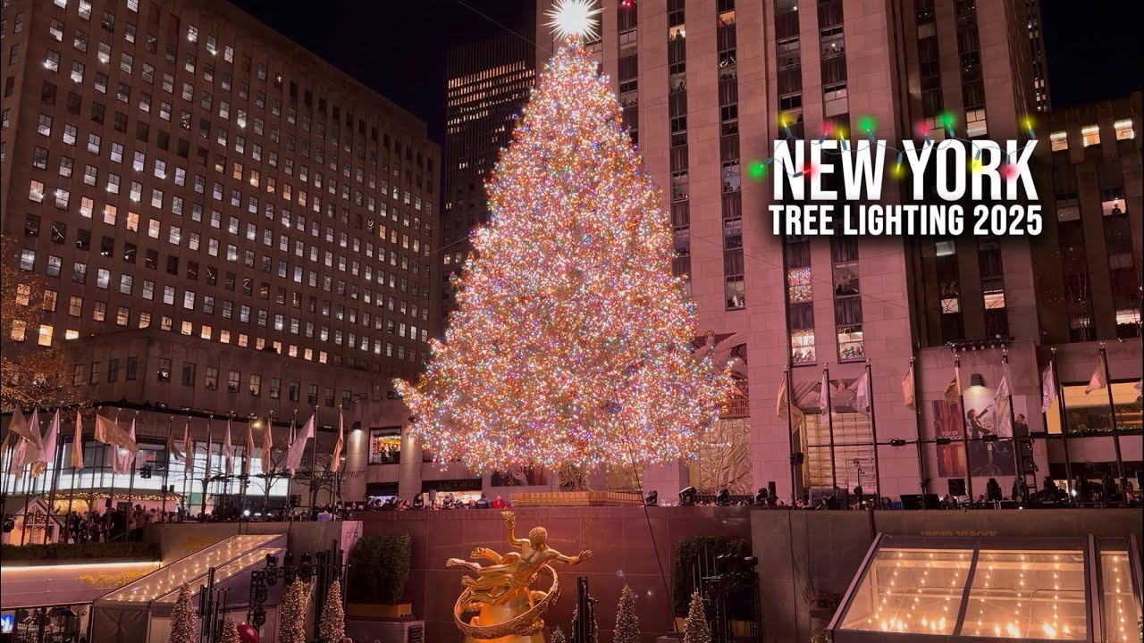 Rockefeller Center Christmas Tree Lighting 2025 ✨ NYC Christmas 2025 ✨
