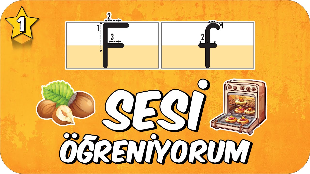 F Sesi &Ouml;ğretimi 🫛 Okunuşu ve Yazılışı 🌱 1.Sınıf #2025