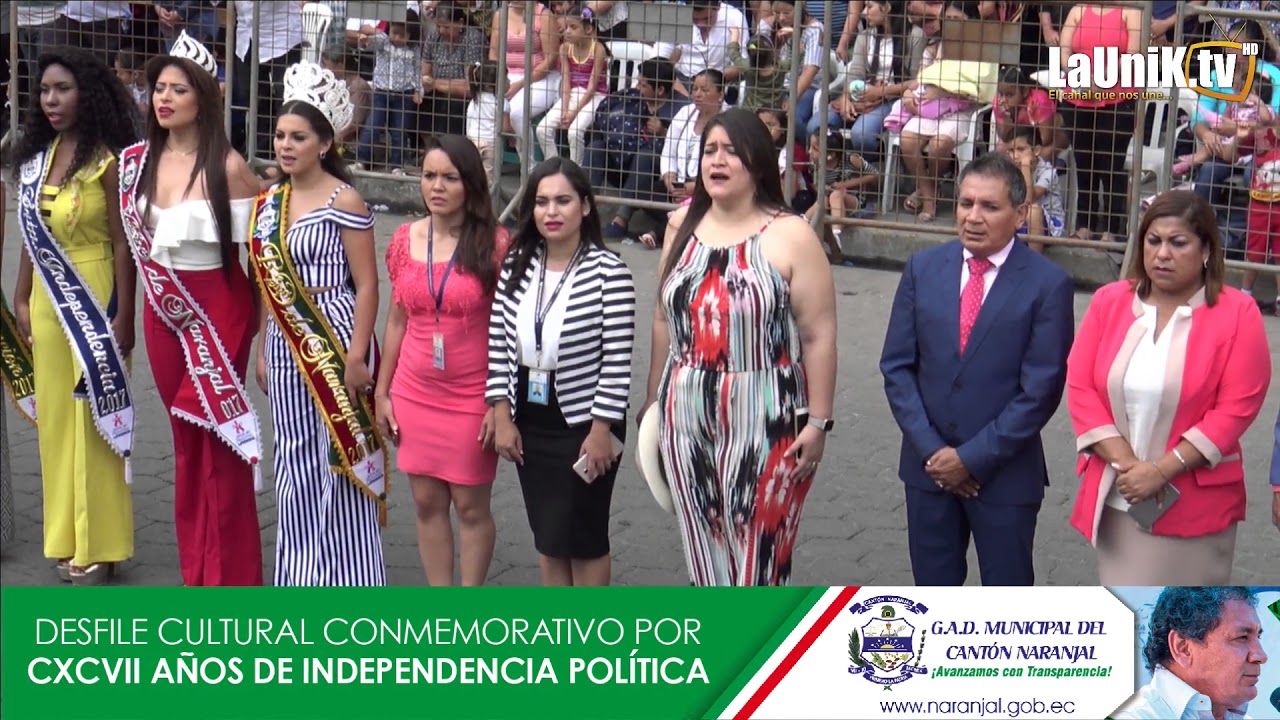 GAD NARANJAL - Desfile cívico estudiantil por Aniversario de Independencia