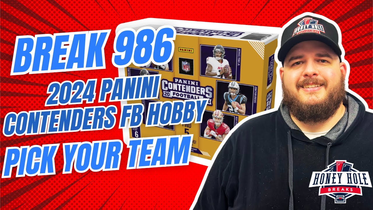 2024 Panini Contenders Football Hobby - Half Case PYT Break #986