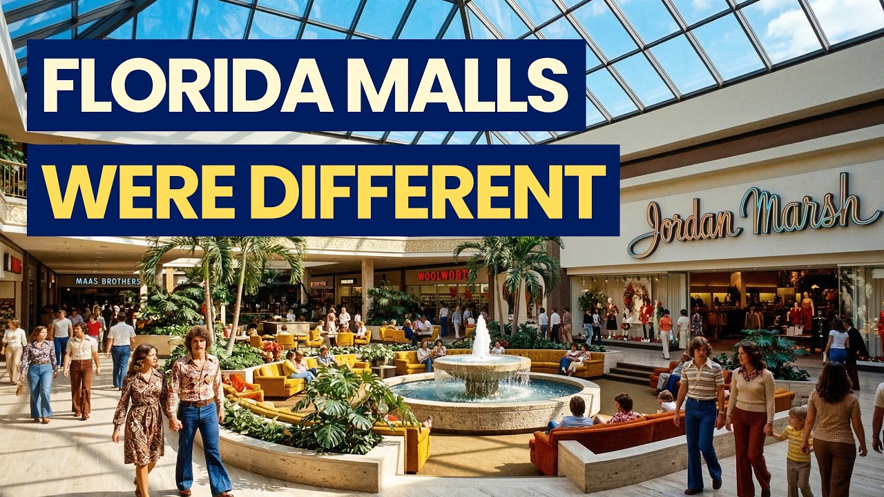 What Shopping Malls Were Like in 1970s Florida