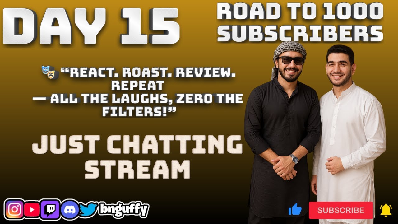 Day 15 Special Stream 🎉 | Jumme Ki Raat Show ft.  @GrindRide-b4o  & Viewer Bakchodi. #justchatting