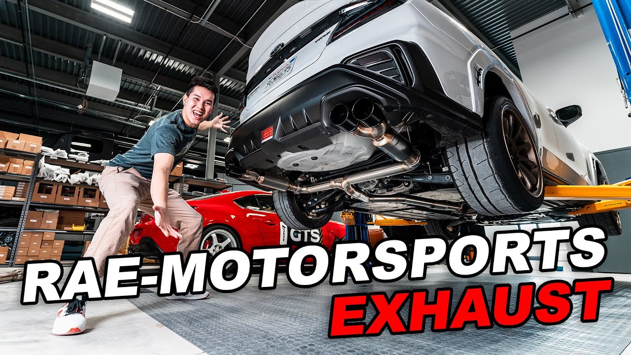 Выхлопная система Catback RAE Motorsports 3 дюйма 22+ WRX