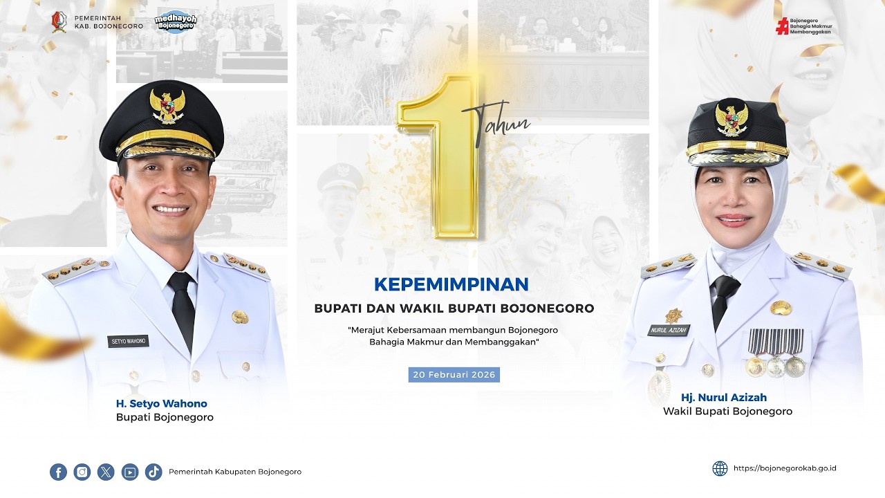 🔴[LIVE] REFLEKSI SATU TAHUN KEPEMIMPINAN BUPATI DAN WAKIL BUPATI BOJONEGORO